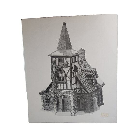 Dept 56 Old Michael's Church HERITAGE VILLAGE COLLECTION Dickens Village #5562-0 - Picture 5 of 16